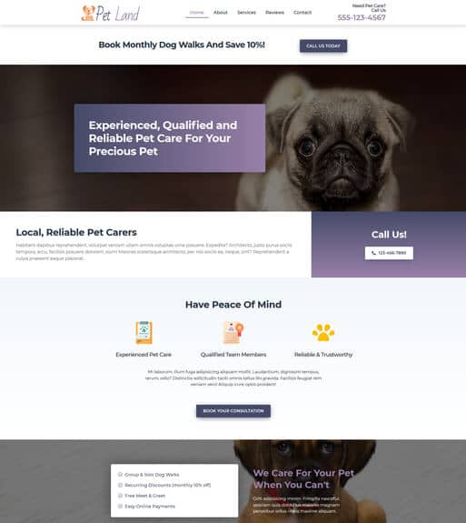 Petland Pet Business Website
